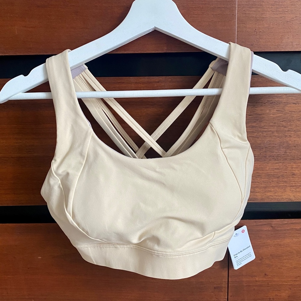 Lululemon Free to Be Elevated Bra *Light Support, DD/DDD(E) Cup, Size 8 Prosecco